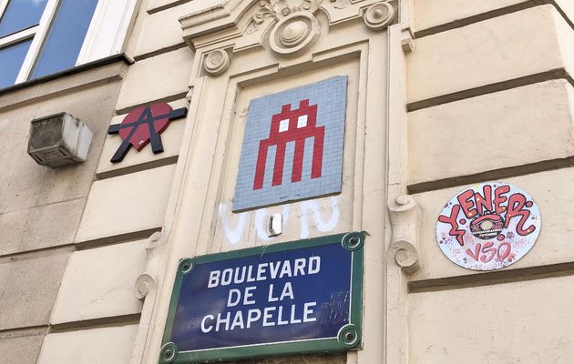 Street art boulevard Chapelle 18eme