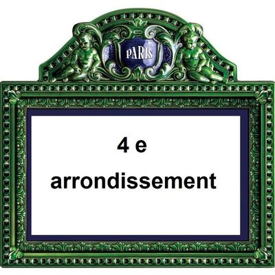 Le 4e arrondissement "timbré"