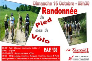 "A Pied ou à Vélo" : Dimanche 16-10-2016