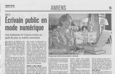 Dans le journal !