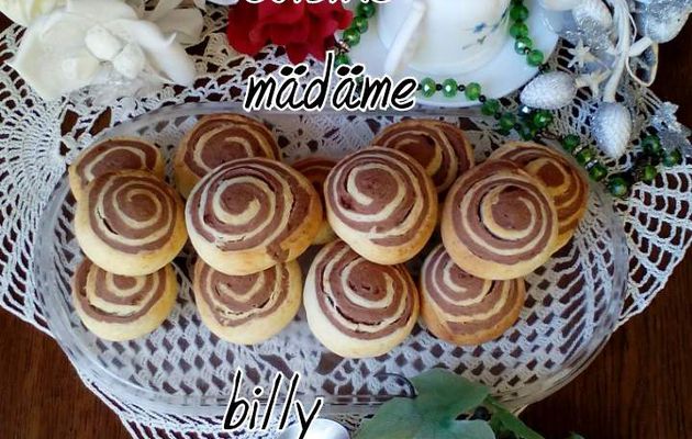 Brioches roulé bicolores  بريوش ذو لونين 