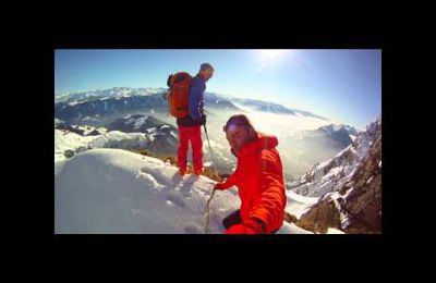 Randonnée à ski au Mont Charvin: le cul d'Ugine avec Arnaud B.