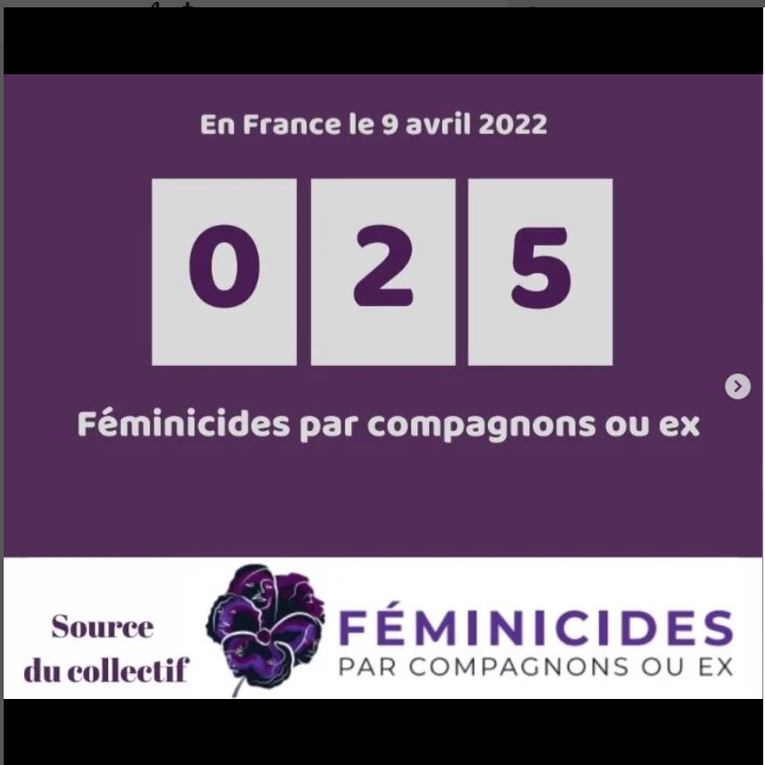 30 EME  FEMINICIDES  DEPUIS LE  DEBUT  DE L ANNEEE 2022 