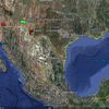 La frontière Mexique/ Etats-Unis par Google Earth