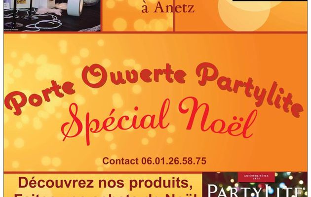 Porte Ouverte Partylite "Spécial Noël"