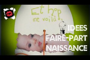 Idées de faire-part naissance originaux 