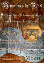 Choeur de Femmes et Orgue à MEZIN 21/12/2014