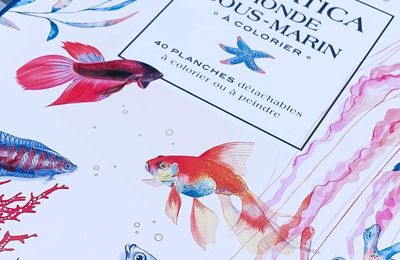 🐠 CONCOURS 🐡Aquatica - le monde sous-marin à colorier 🐬🦑🐟