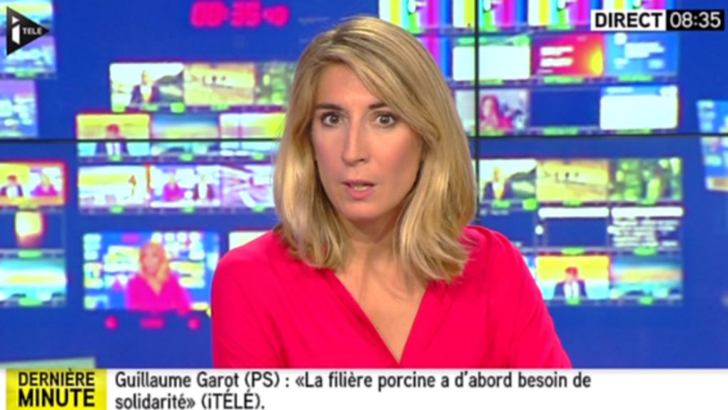 2015 08 13 - CAROLINE DELAGE pour LA MATINALE INFO d'i&gt;tele