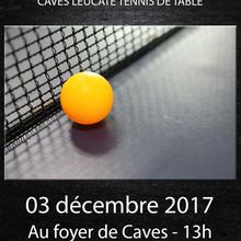 Tour 1 - Trophée Christian Spannaccini - 03/12/2017