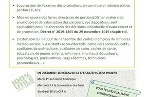 Extrait du flash info de décembre 2020