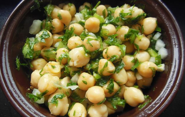 Salade balila  ( salade de pois-chiches)