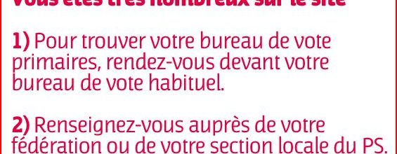 A voté !