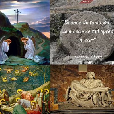 En ce Samedi Saint nous veillons, nous attendons avec espoir et assurance la résurrection  de notre Seigneur et Roi