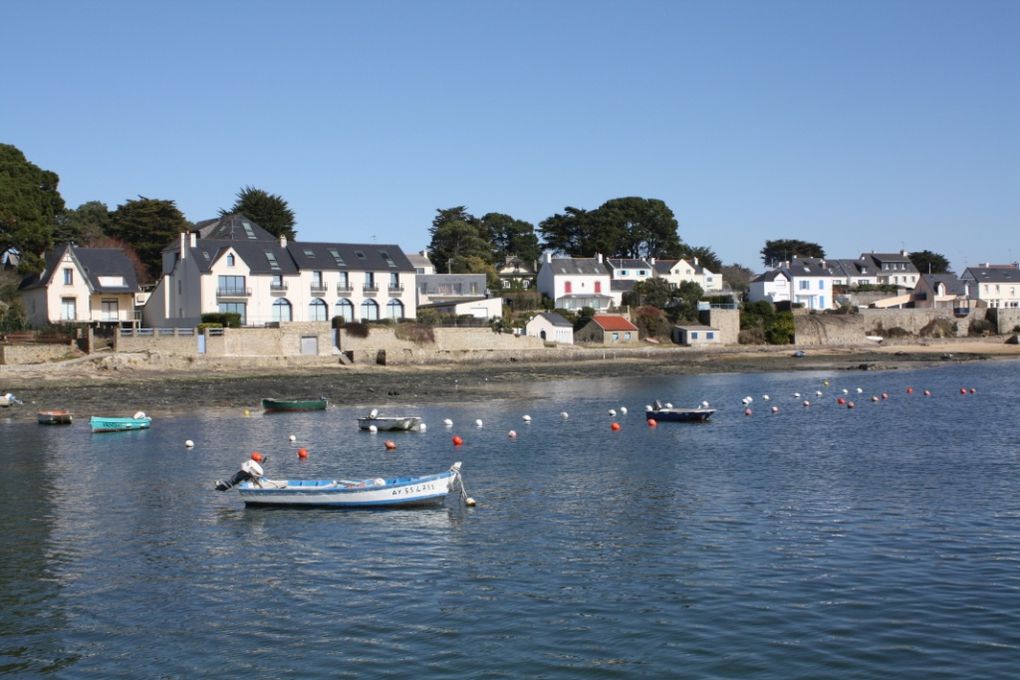 Photos du Tour du Golfe en bateau et de l'arrêt sur l'Ile aux Moines; lundi 15 mars 2010.