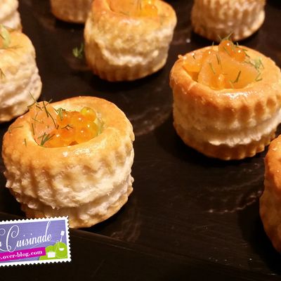 Mini-Bouchées Crème d'Avocat Saumon