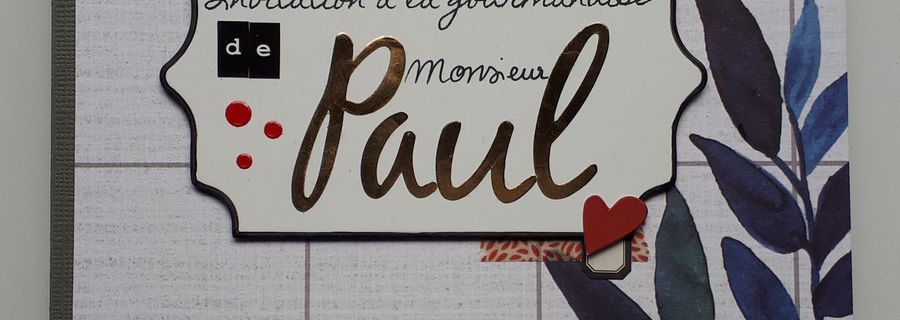 {Mini album} Invitation à la gourmandise de M. Paul