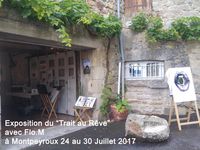 Exposition "Du trait au rêve" Flo.M à Montpeyroux