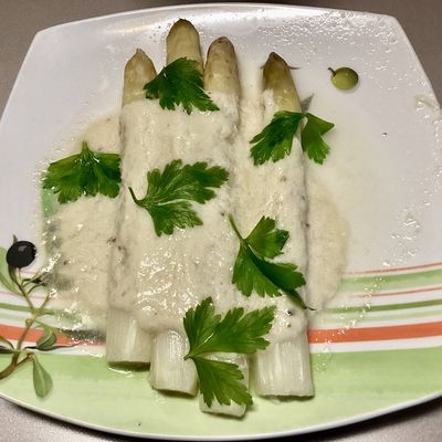 Sauce aux épluchures d’asperges 