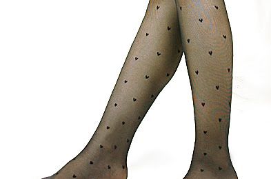 33. collants plumetis coeur