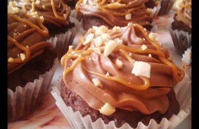 Cupcakes façon snickers