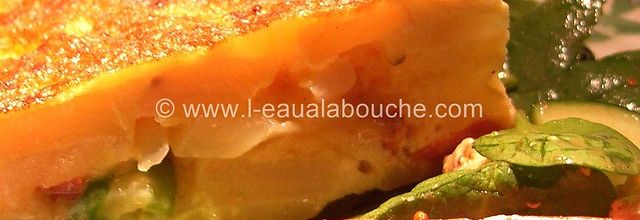 Tortilla De Patates Au Chorizo Et Piments