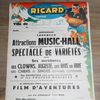 Affiche - Rugby; Ricard Anisette