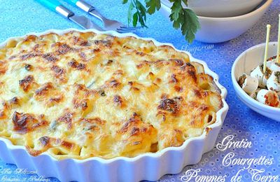 Gratin de pommes de terre et courgettes