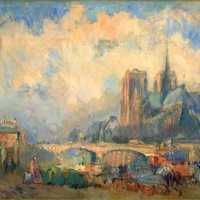 Notre Dame de Paris par les peintres -   Albert Lebourg (1849-1928)