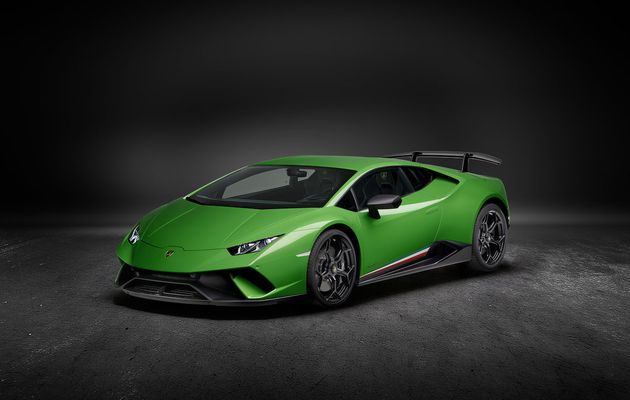 Lamborghini Huracan-Performante verte