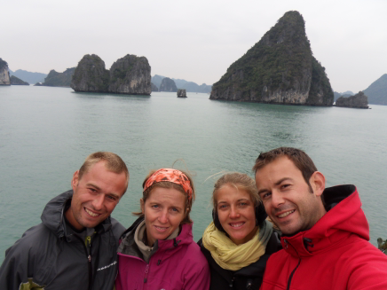 La baie d'halong, dernier chapitre d'Asie du Sud Est, du 11 au 13 février 2014