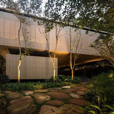 MARCIO KOGAN STUDIO MK27 BUILT 'CASA NA MATA' IN THE BRAZILIAN JUNGLE, IN GUARUJA, SAO PAULO