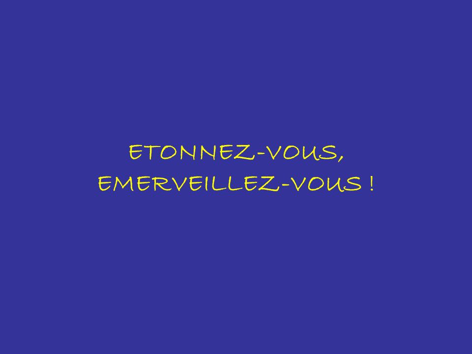 Divers Emerveillez-vous