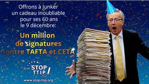 Stop TAFTA : un cadeau pour Juncker !