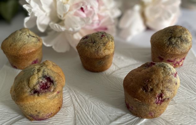 Muffins aux framboises