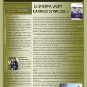 Minfo-Focus n° 33 : le Sherpa Light Carrier avec remorque-station Syracuse III -