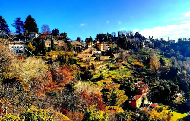 Le Parco dei Colli de Bergame par le Funiculaire de San Vigilio