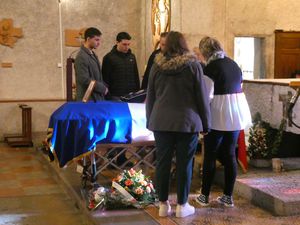 Obsèques de Michel Garin à St Ismier, le 30 janvier 2024