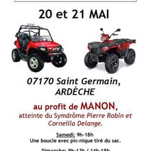  Samedi 20 et dimanche 21 Mai sortie Quad / SSV