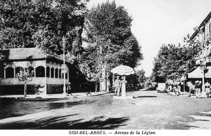 SIDI-BEL-ABBÈS : Avenue de La Legion