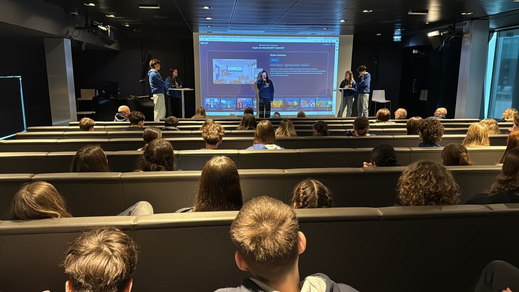 Le lycée en conférence à la Halle aux sucres