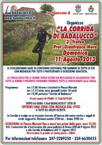 La Corrida di Badalucco - 3° Trofeo "Gianfranco Moro" (1^ ed.). Una nuova gara podistica per tutti. abbinata alla Corsa podistica di Ormea (Cuneo)