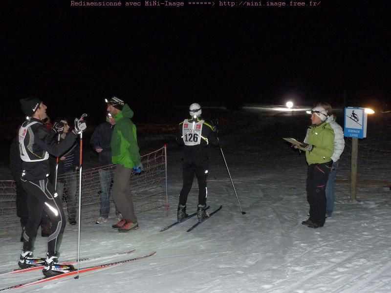 Course de ski de fond organisée par l'INPG le 23 Février 2012 à Chamrousse.