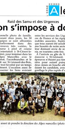 RAID des SAMU - URGENCES 2013