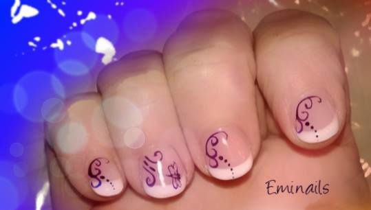 Nail art libellule