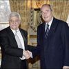 Jacques Chirac a reçu Mahmoud Abbas