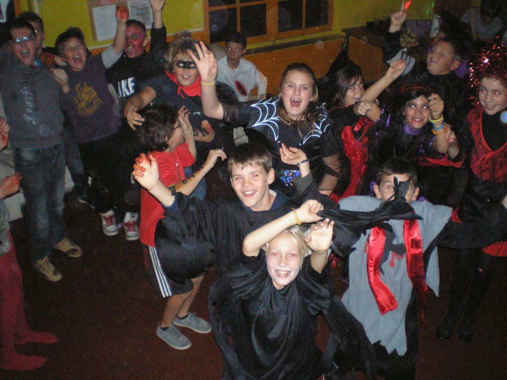 soirées "récompense" pour les fleurs des villages de Pogny et Chepy, et photos de la soirée Halloween