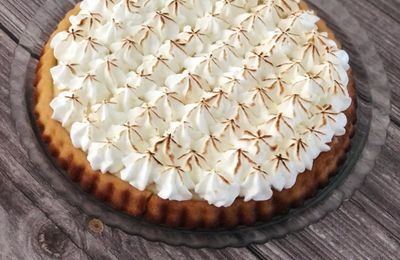 Tarte renversée au citron meringuée