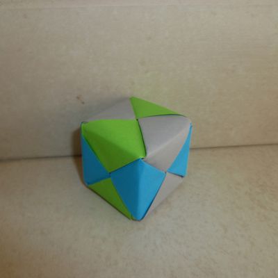 Origami cube