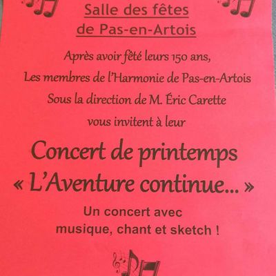 Concert de printemps 2019!!!